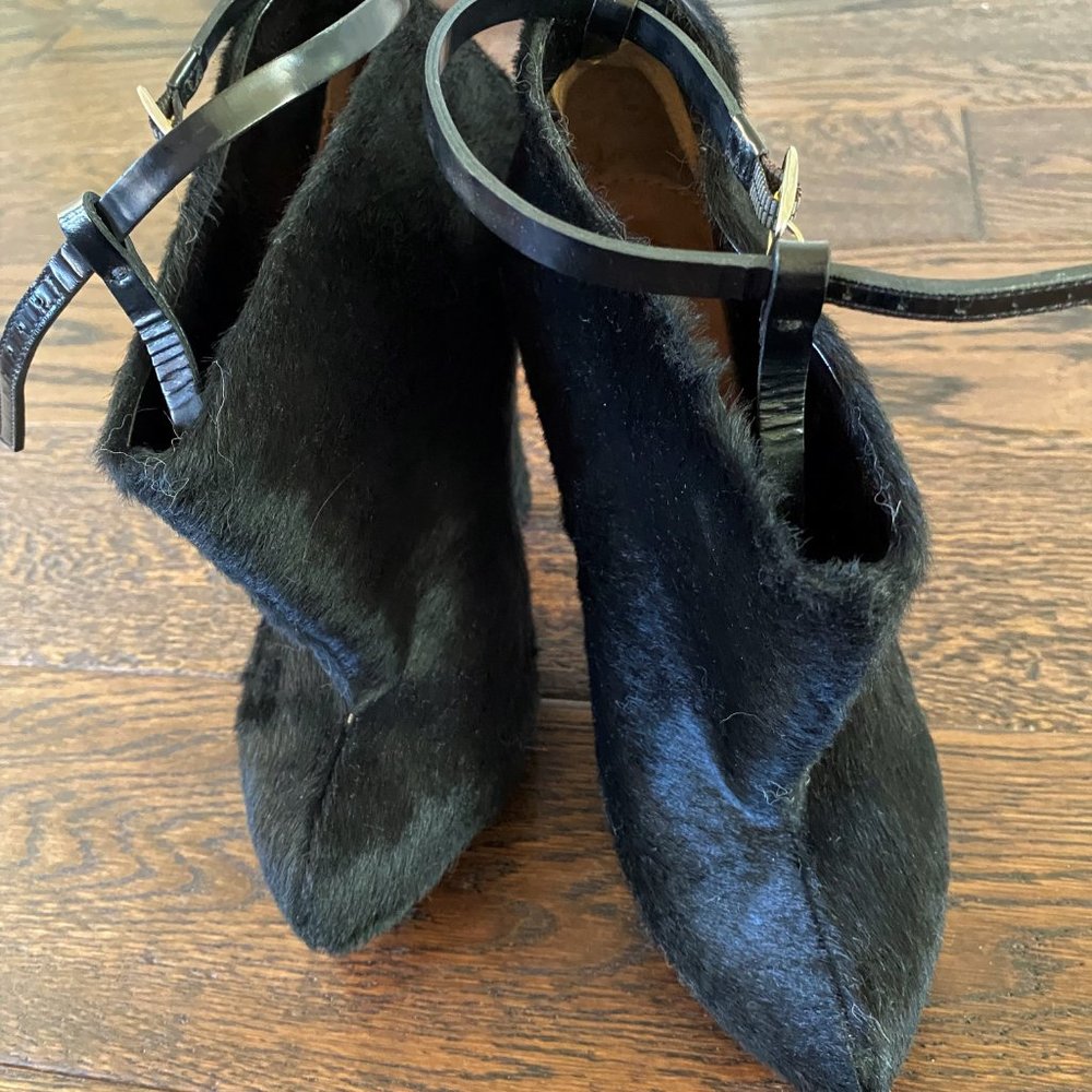 Givenchy Calf Hair Ankle Boots Booties Size 37 - Picture 3 of 12